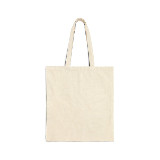 Le Chat Leeloo Tote Bag blank reverse side in natural canvas by Leeloo + Zohan — Bags