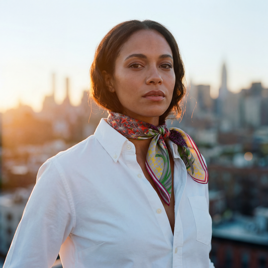 Solfatara + Mimosa — Square Scarf