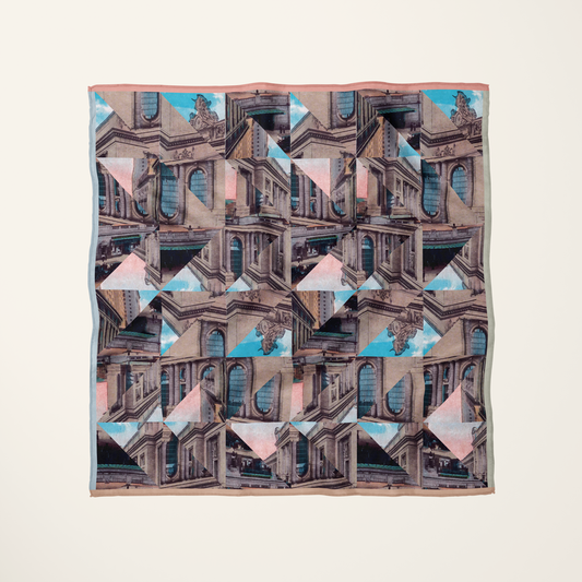 Grand Central Terminal silk scarf—silk scarves collection by Leeloo + Zohan