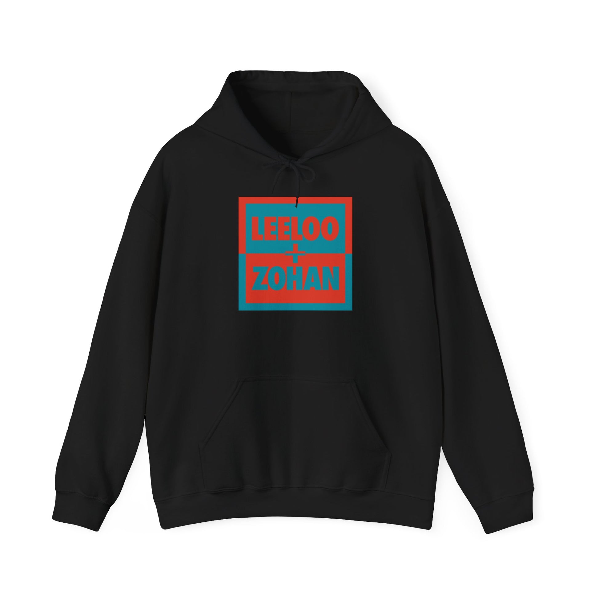 Leeloo + Zohan Graphic Hoodie–graphic hoodie with embroidered Leeloo + Zohan logo—Hoodie