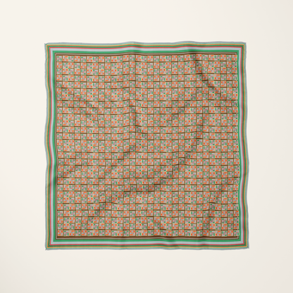 Beach People 1.1—silk habotai scarf by Leeloo + Zohan