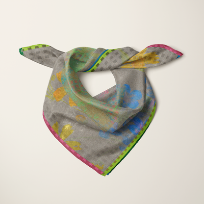 Colorado Springs—silk habotai scarf by Leeloo + Zohan