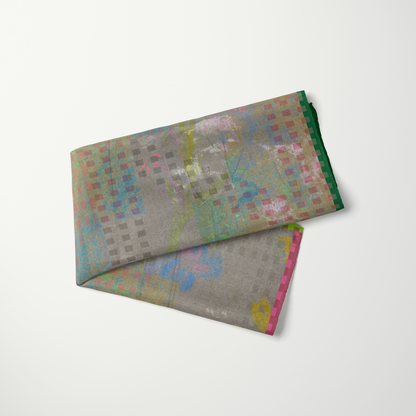 Colorado Springs—silk habotai scarf by Leeloo + Zohan