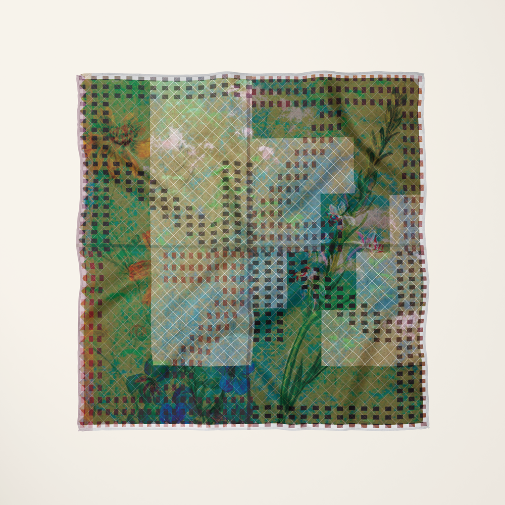J. H. Twachtman—silk habotai scarf by Leeloo + Zohan
