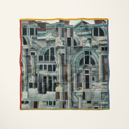 Metropolitan Museum of Art, New York—silk habotai scarf by Leeloo + Zohan
