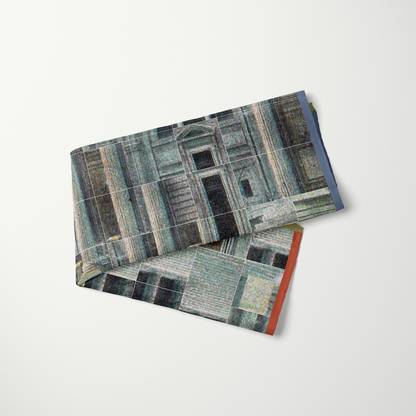 Metropolitan Museum of Art, New York—silk habotai scarf by Leeloo + Zohan