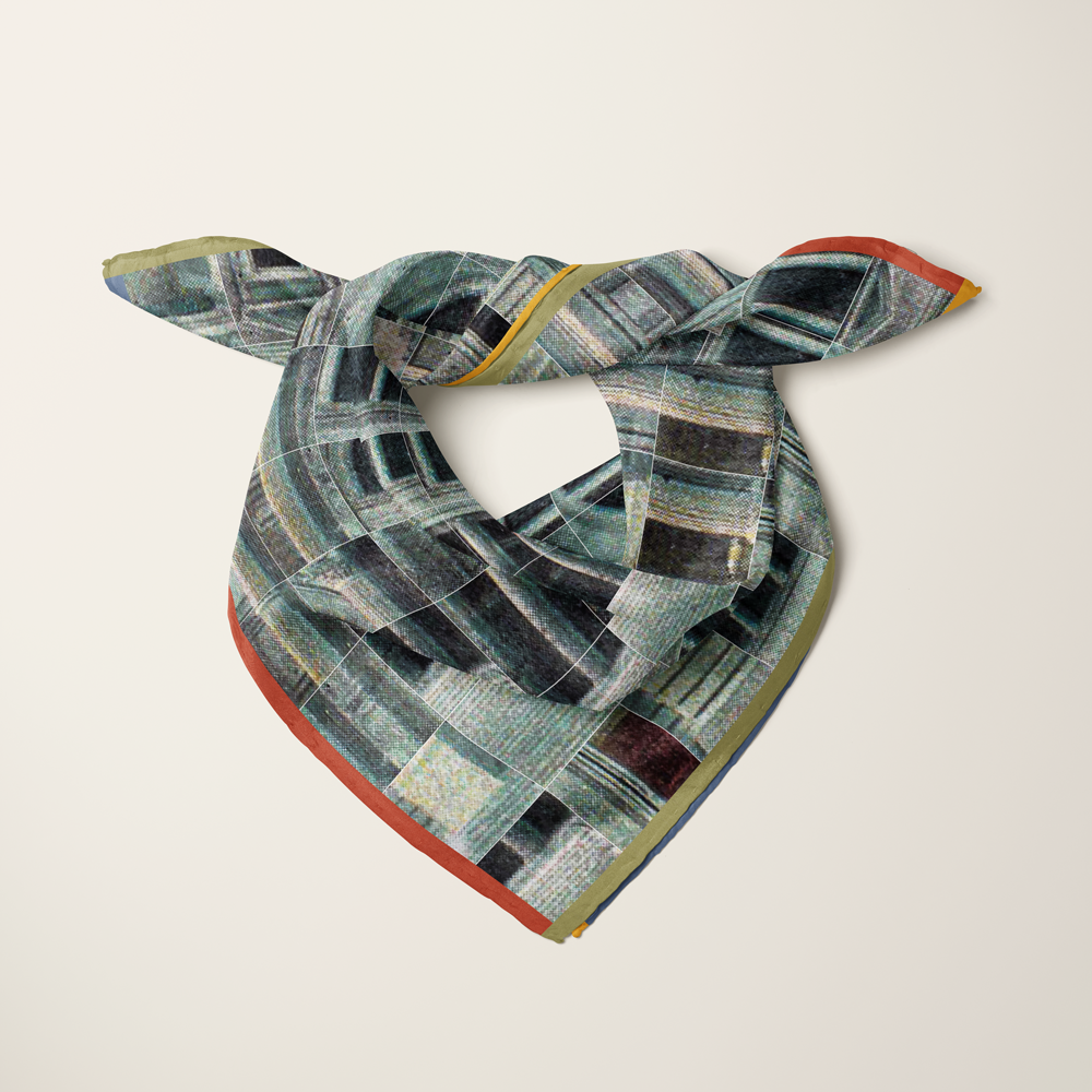 Metropolitan Museum of Art, New York—silk habotai scarf by Leeloo + Zohan—Square Scarf