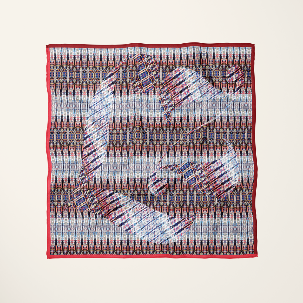 Red Hook, Brooklyn—silk habotai scarf by Leeloo + Zohan—Square Scarf
