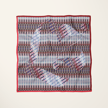 Red Hook, Brooklyn—silk habotai scarf by Leeloo + Zohan