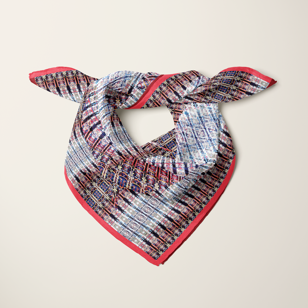Red Hook, Brooklyn—silk habotai scarf by Leeloo + Zohan—Square Scarf