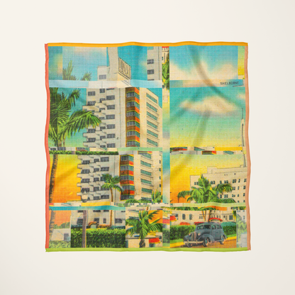 Shelborne Hotel, Miami—silk habotai scarf by Leeloo + Zohan