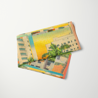 Shelborne Hotel, Miami—silk habotai scarf by Leeloo + Zohan