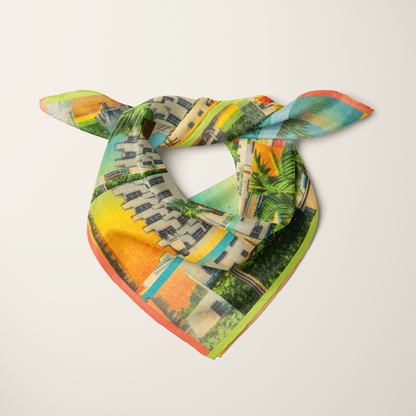 Shelborne Hotel, Miami—silk habotai scarf by Leeloo + Zohan