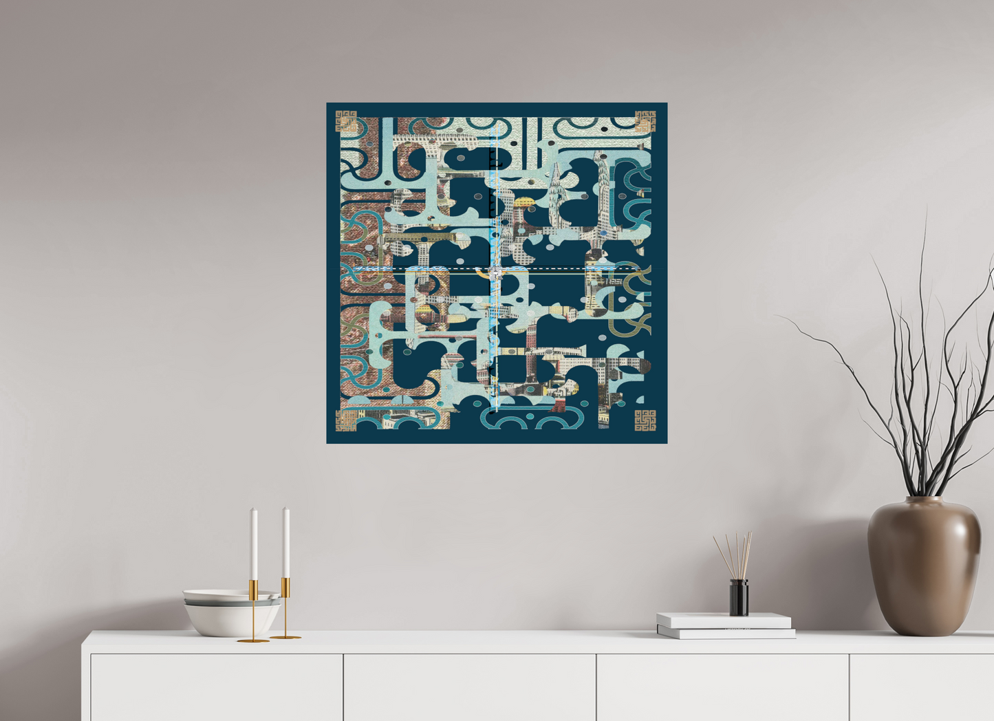 30 x 30″, Photo Print On Fuji Crystal DP II Egyptian P. Chrysler