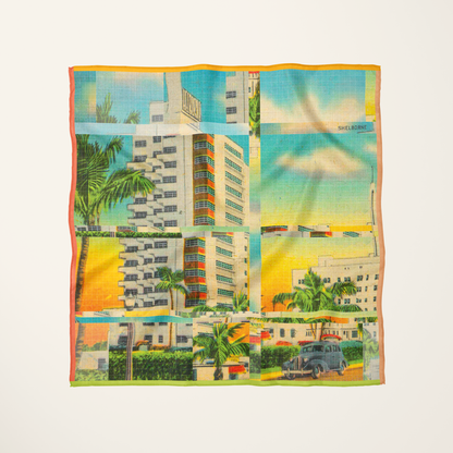 Shelborne Hotel, Miami—silk habotai scarf by Leeloo + Zohan