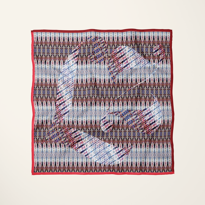 Red Hook, Brooklyn—silk habotai scarf by Leeloo + Zohan